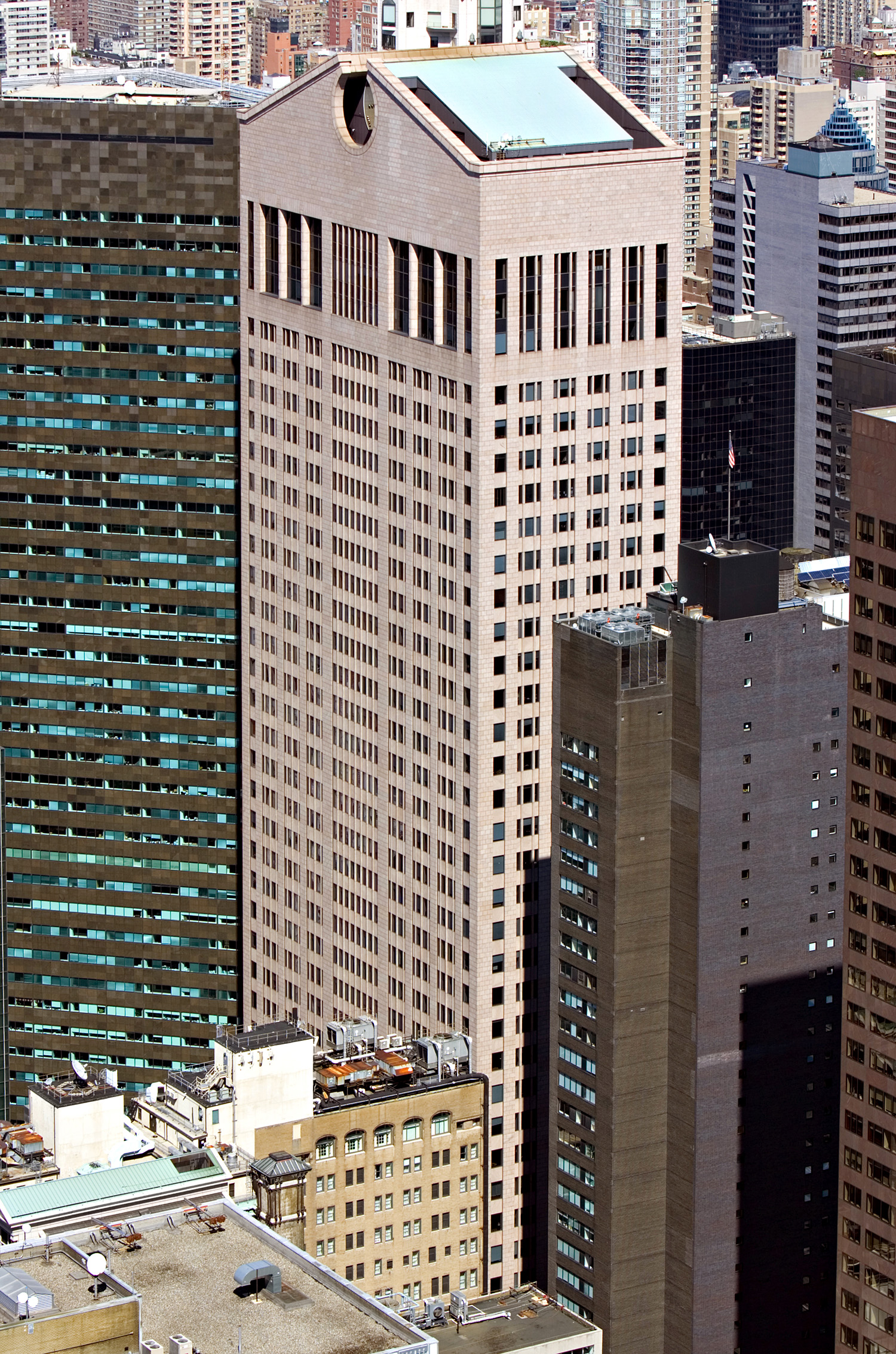 AT&T Building, New York City - View from Top of the Rock. © Mathias Beinling